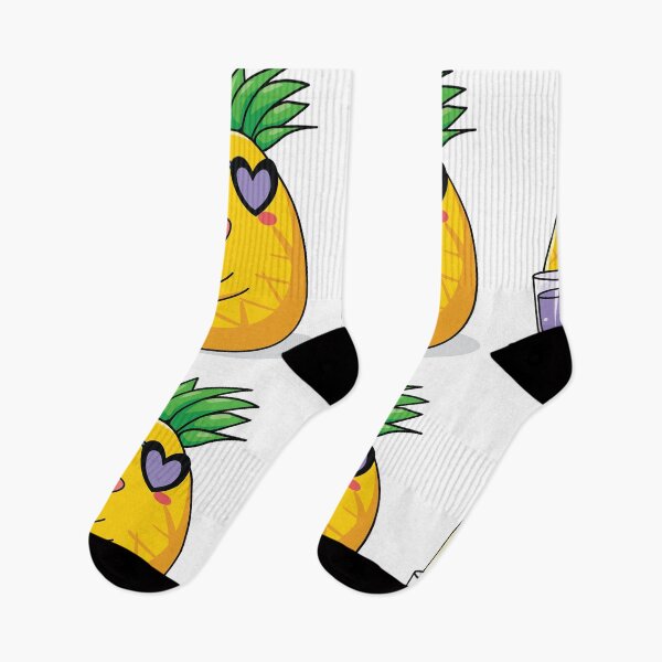 Item preview, Foodies Pineapple Cute Sipping Summer Drink designed and sold by ZazasDesigns.