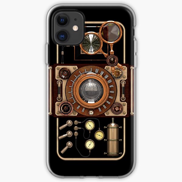 Stylish Steampunk Vintage Camera (TLR) No.2 Steampunk Phone Cases iPhone Soft Case