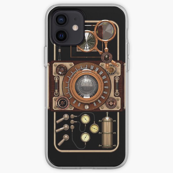 Stylish Steampunk Vintage Camera (TLR) No.2 Steampunk Phone Cases iPhone Soft Case