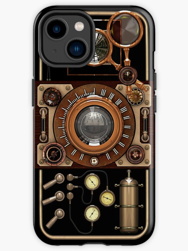 Stylish Steampunk Vintage Camera TLR No.2 Steampunk Phone Cases