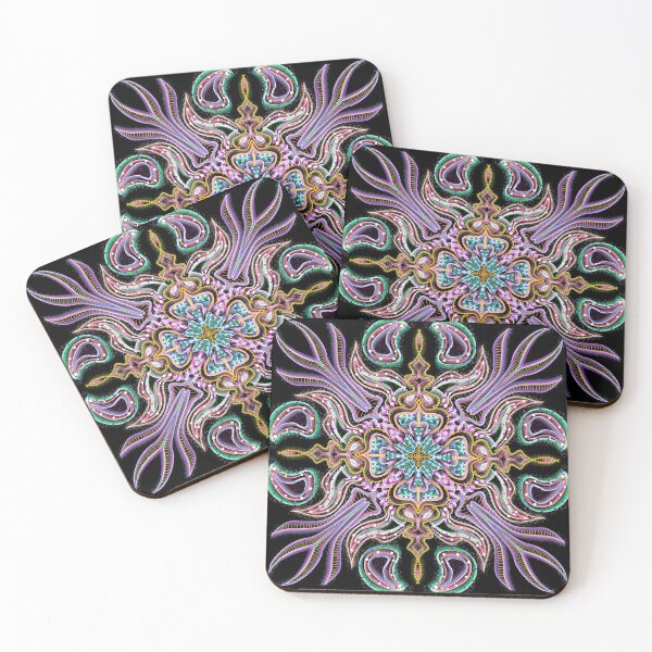 Item preview, symmetrical abstract inspired by biological patterns designed and sold by Osher-BioArt.