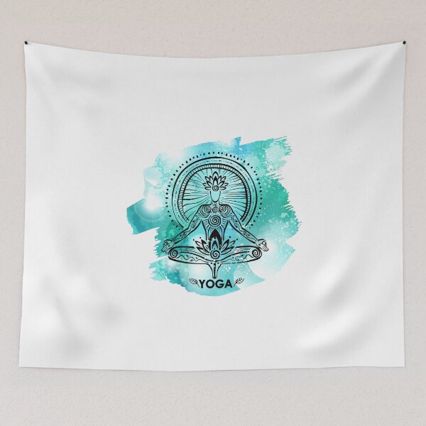 Item preview, Blue Bouddha women's printed t shirt | yoga t-shirt | custom t shirt | namaste t-shirt | women's t-shirt | Namaste designed and sold by PCBoutique.