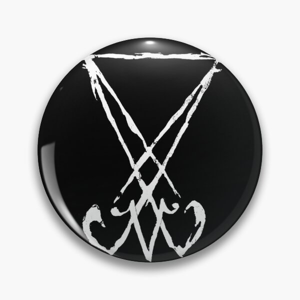 Item preview, Sigil of Lucifer Satanic Sigil Key of Hell Pagan Gothic Occult Design designed and sold by Reign Of Darkness.