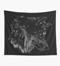 Tela decorativa El lobo es rey