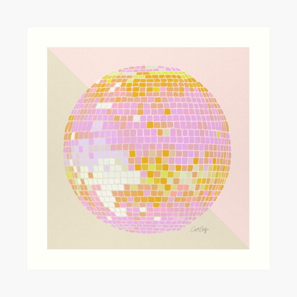 dance disco ball - blue Sticker for Sale by Julia Santos