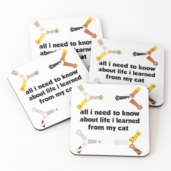 Item preview, All I Need to Know About Life I Learned from my Cat designed and sold by itsarti.