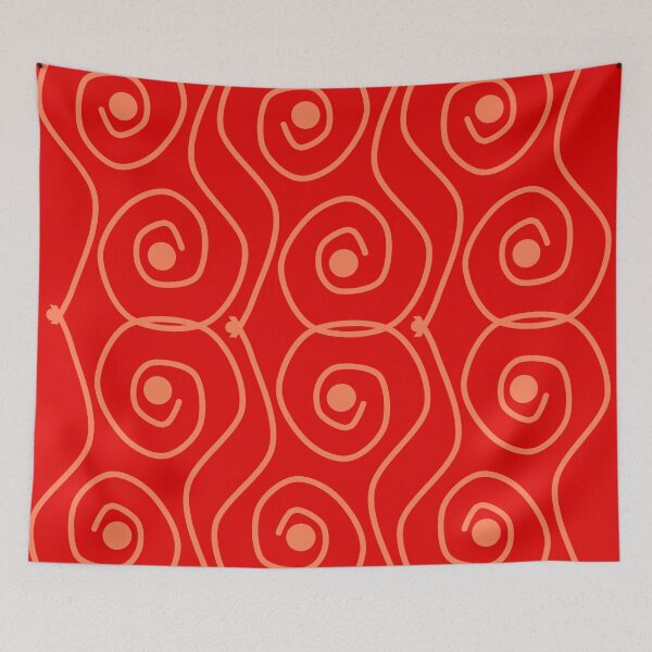 Item preview, Swirls and Dots, Red designed and sold by SariePhotograph.