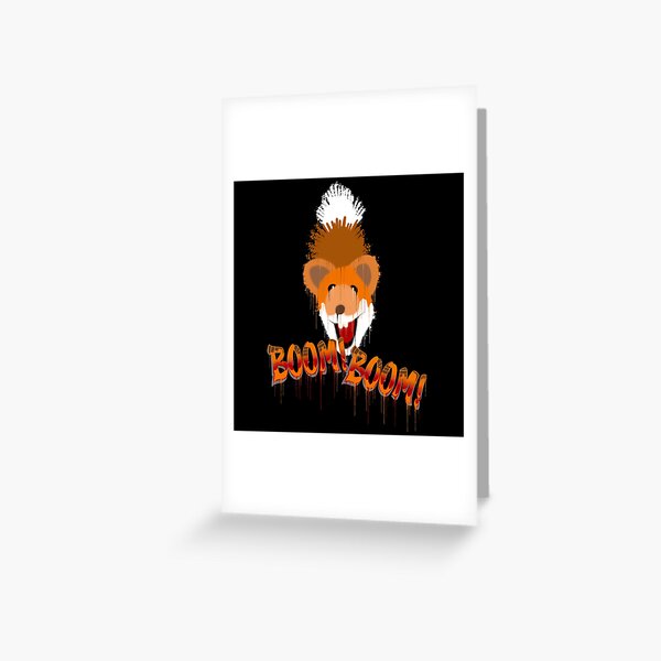 "Basil Brush" Greeting Card for Sale by RandomTees Redbubble
