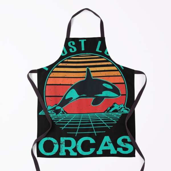Item preview, I Just Love Orcas. Orca Retro Style Killer Whales Sea Ocean T-Shirt designed and sold by PatternFariss.