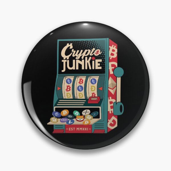 Artikelvorschau, Bitcoin Doge Ethereum Crypto Slot Machine für Kryptowährung entworfen und verkauft von CryptoJunkieX.