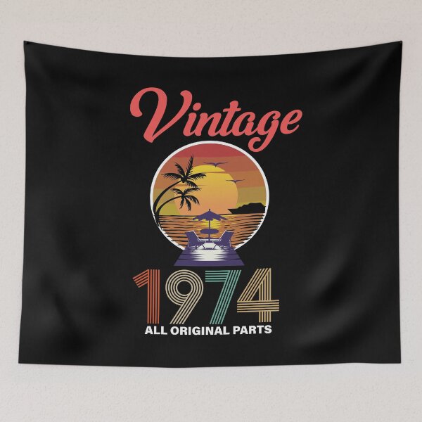 Item preview, Vintage 1974 47th Birthday designed and sold by Ibu83.