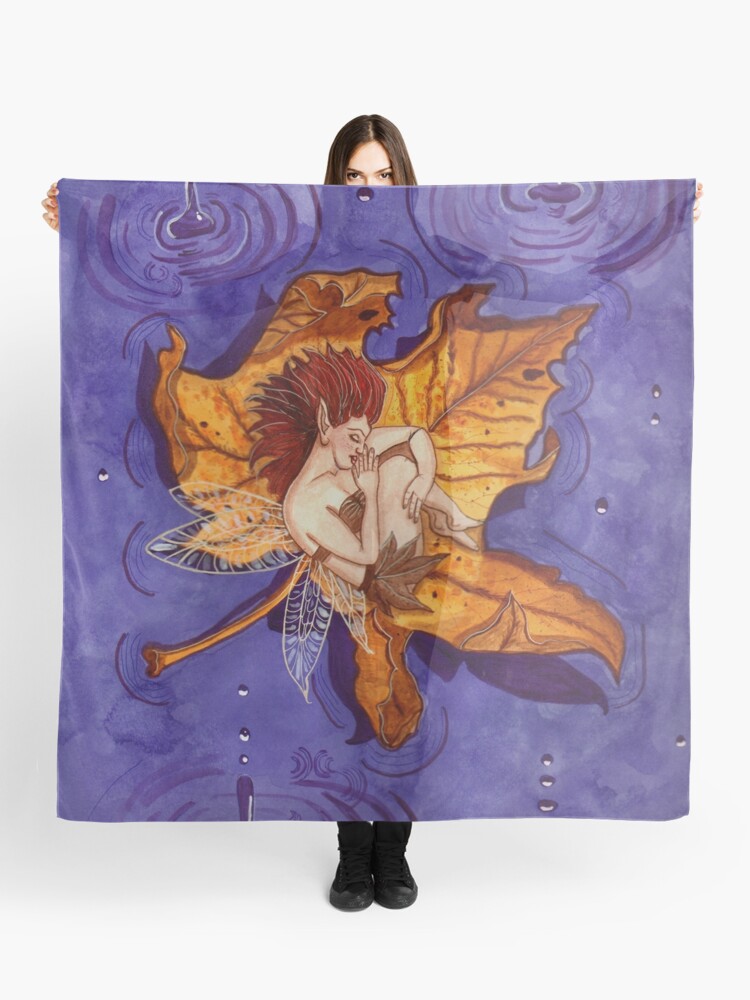 Thumbnail 1 of 3, Scarf, Sweet Autumn Rain designed and sold by CarolOchs.
