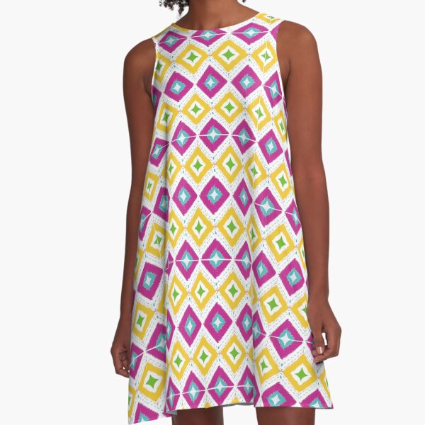 fabric pattern A-Line Dress
