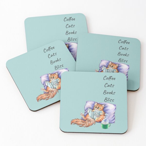 Item preview, Coffee, Cats, Books, Bliss designed and sold by Margaret Ashenbach.