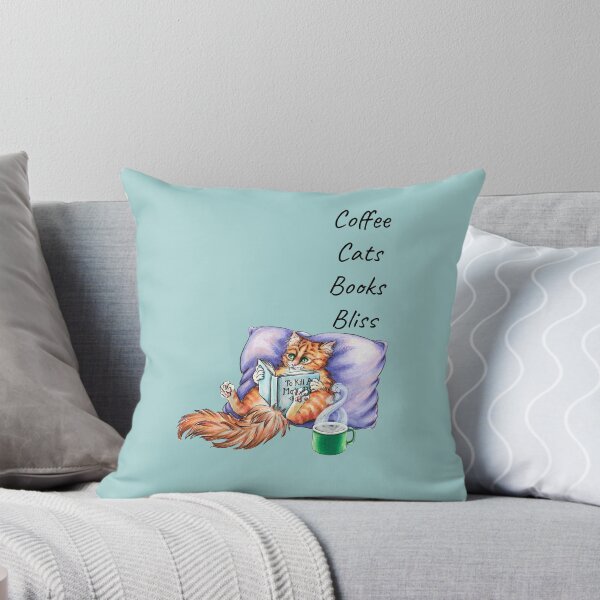 Item preview, Coffee, Cats, Books, Bliss designed and sold by Margaret Ashenbach.
