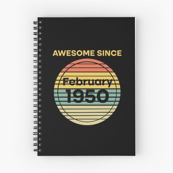 Item preview, Retro Vintage 70th Birthday Awesome Since February 1950 designed and sold by Rami Khalifah.