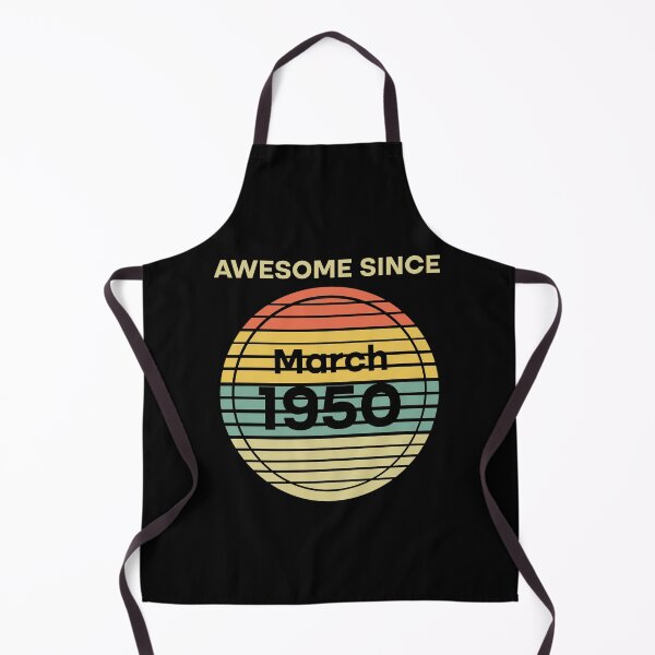 Item preview, Retro Vintage 70th Birthday Awesome Since March 1950 designed and sold by Rami Khalifah.