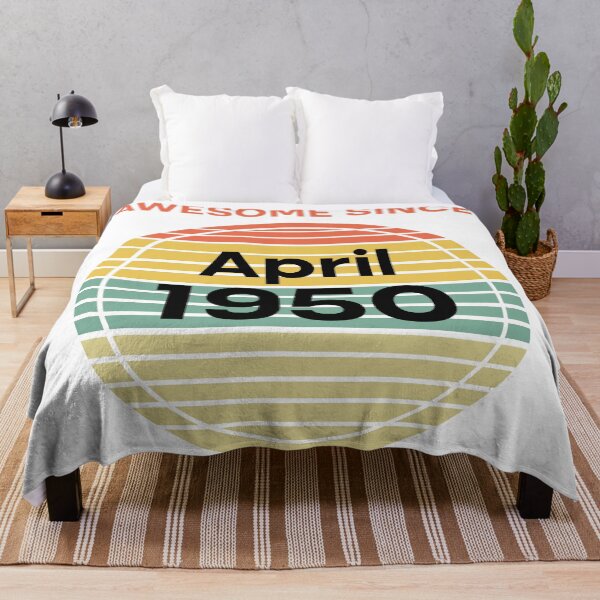 Item preview, Retro Vintage 70th Birthday Awesome Since April 1950 designed and sold by Rami Khalifah.
