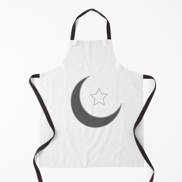Item preview, Dark Gray Crescent Moon w/White Star designed and sold by ShaunSandhu.