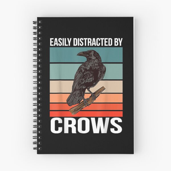 Item preview, Retro Crow Quote Bird Easily Distracted By Crows  designed and sold by FelixRiojas.