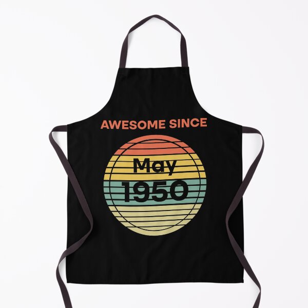 Item preview, Retro Vintage 70th Birthday Awesome Since May 1950 designed and sold by Rami Khalifah.