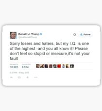Funny Trump Tweet Sticker