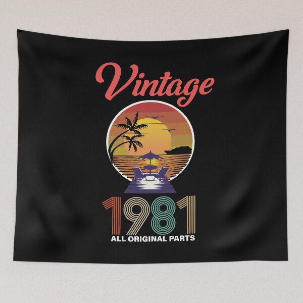 Item preview, Vintage 1981 40th Birthday designed and sold by Ibu83.