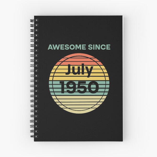 Item preview, Retro Vintage 70th Birthday Awesome Since July 1950 designed and sold by Rami Khalifah.