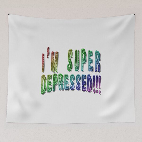 Item preview, Funny - DEPRESSED designed and sold by Pavnud.