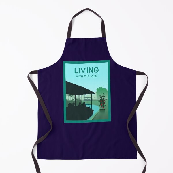 Item preview, Living with the Land - Minimalist Travel Style - Theme Park Art designed and sold by MainStreetStudo.