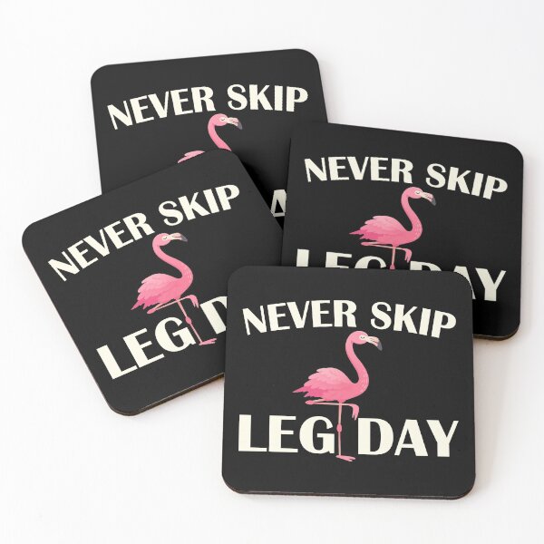 Item preview, Funny never skip a leg day, Flamingo, Leg day designed and sold by Dandesin.
