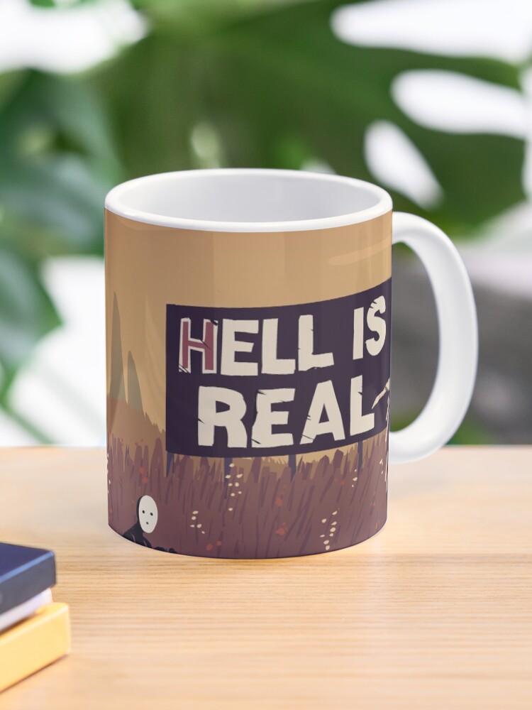 Thumbnail 1 of 6, Coffee Mug, hell is real designed and sold by Tynaminnow.
