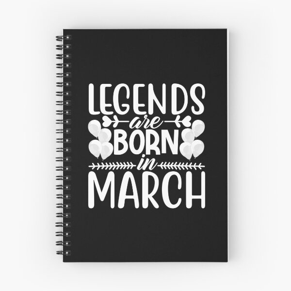 Item preview, legends are born in march, march shirt, march birthday, march birthday shirt, march born, made in march, born in march designed and sold by T-DESIGNEDZ.