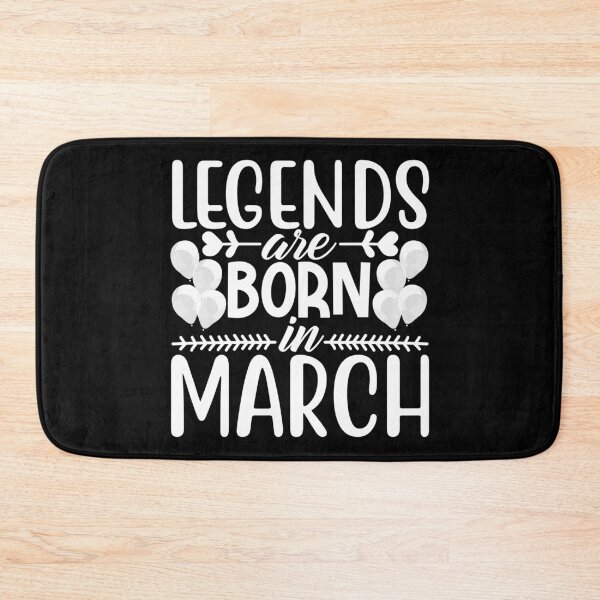 Item preview, legends are born in march, march shirt, march birthday, march birthday shirt, march born, made in march, born in march designed and sold by T-DESIGNEDZ.