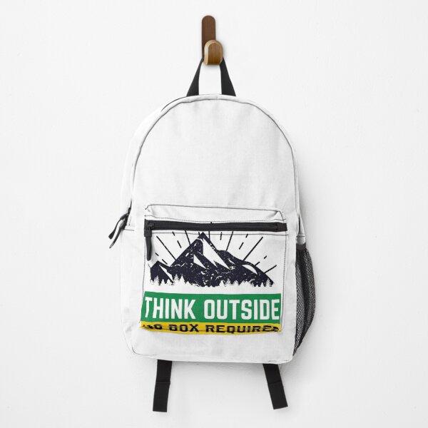 Item preview, Think Outside No box required - hiking designed and sold by littleartist18.