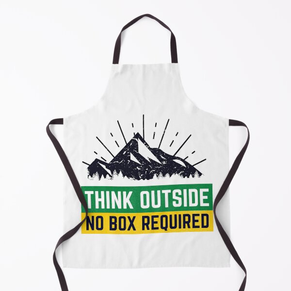 Item preview, Think Outside No box required - hiking designed and sold by littleartist18.