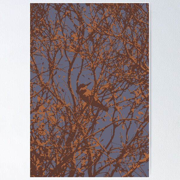 Kingfisher's autumn Poster