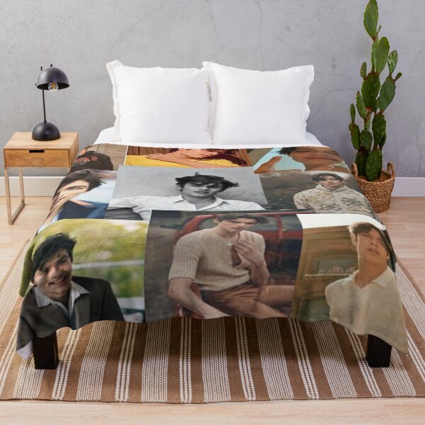 shenguang Louis Partridge Blanket Stylish Collage Super Soft