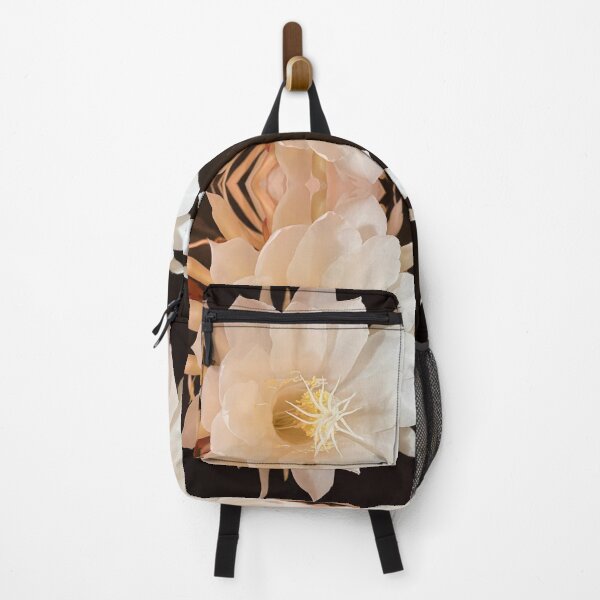 Item preview, White on black cactus blossom designed and sold by Zina Stromberg.