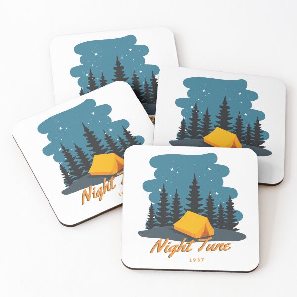 Item preview, Night Camping Vibe Sticker designed and sold by hadibaz.