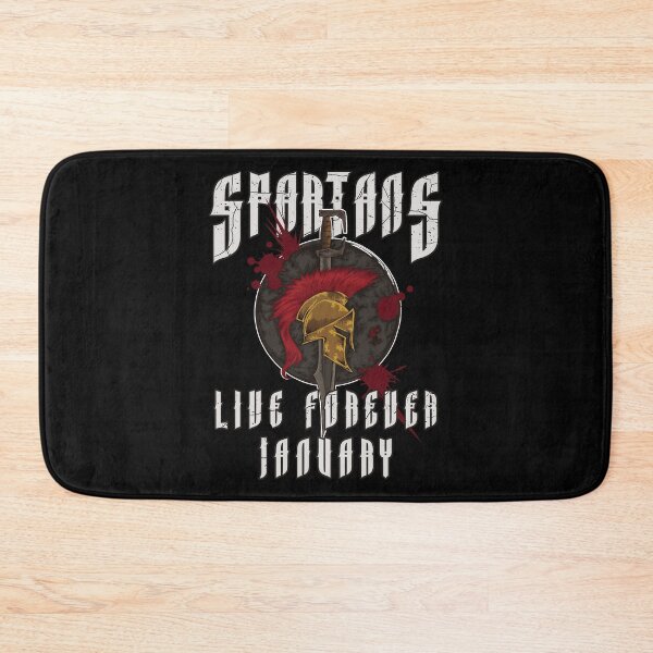 Item preview, Spartans Live Forever January - Greek Birthday designed and sold by anziehend.