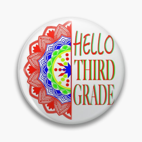 Item preview, HELLO THIRD Grade RED Graphic designed and sold by EdwardMonet.