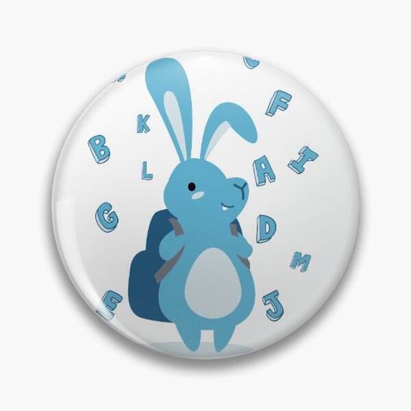 Item preview, blue kids blue child rabbit rabbit design cute animal cute designed and sold by MeryemSpace.