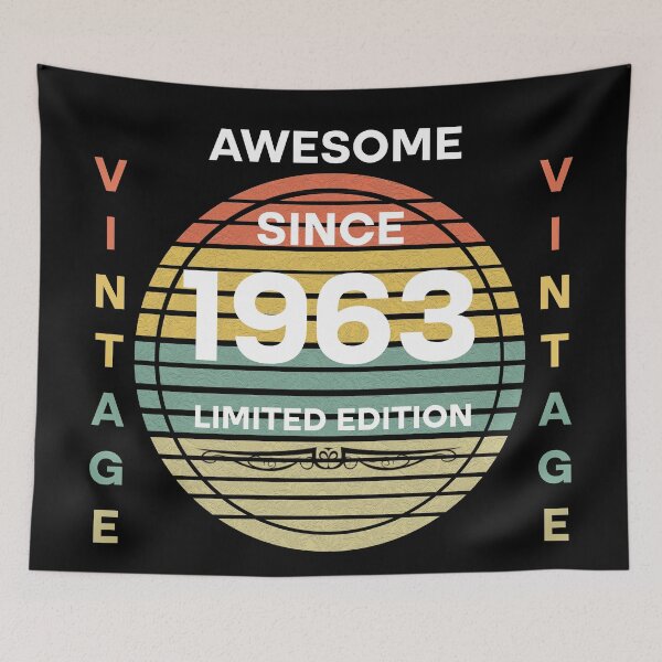 Item preview, Awesome since 1963 vintage designed and sold by Rami Khalifah.