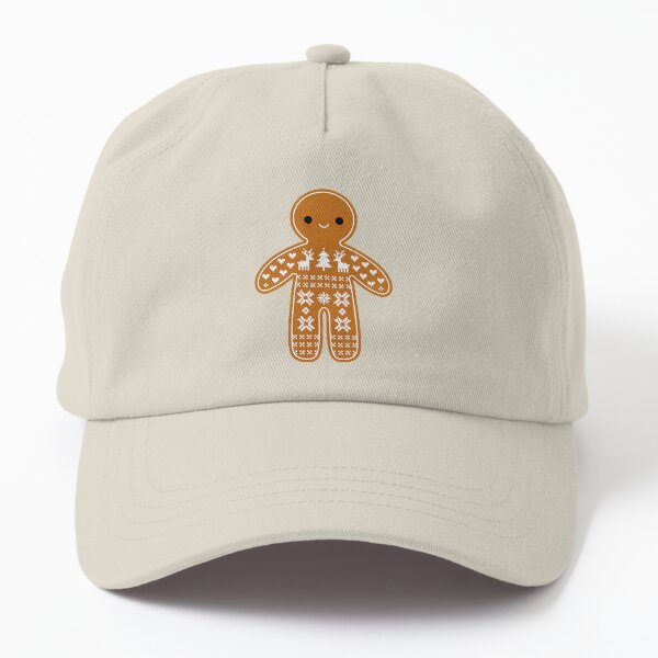 Sweater Pattern Gingerbread Cookie Dad Hat