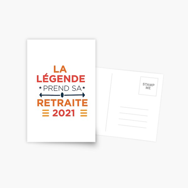 Retraite Postcards Redbubble