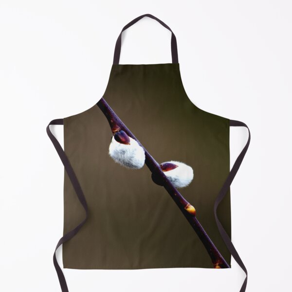Item preview, Pussy willow branch on a brown blurred background designed and sold by Michaelerch.