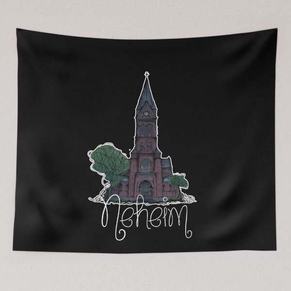 Item preview, Neheimer Dom Sauerland Urban Sketch motif designed and sold by emm-j.