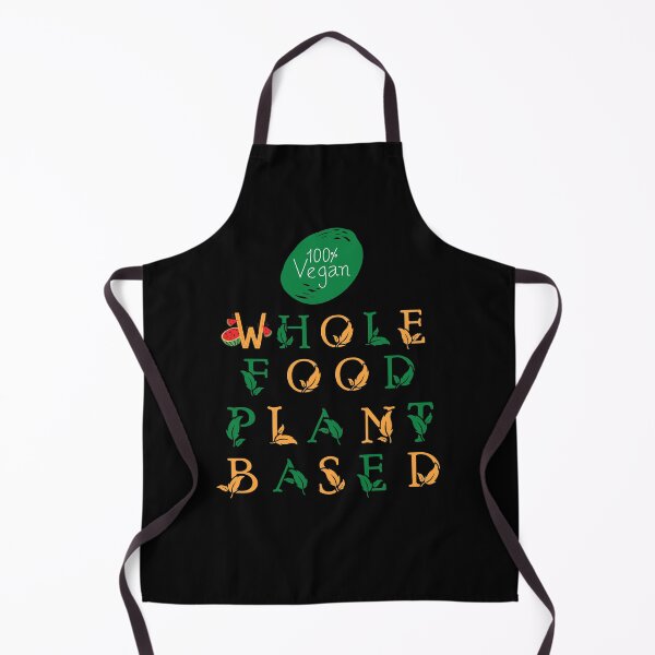Item preview, Whole Food Plant Based-100%Vegan-Black Background  designed and sold by Trendi61.