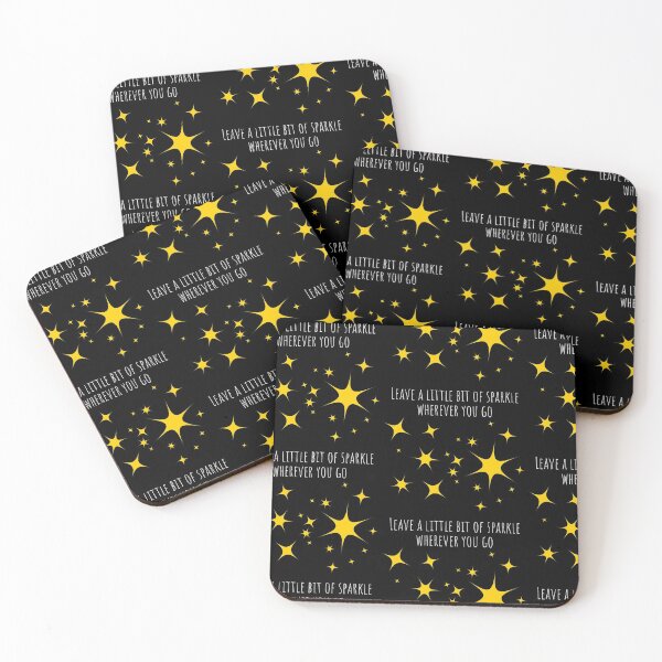 Item preview, Leave a little bit of sparkle wherever you go - positive quote designed and sold by digifun.